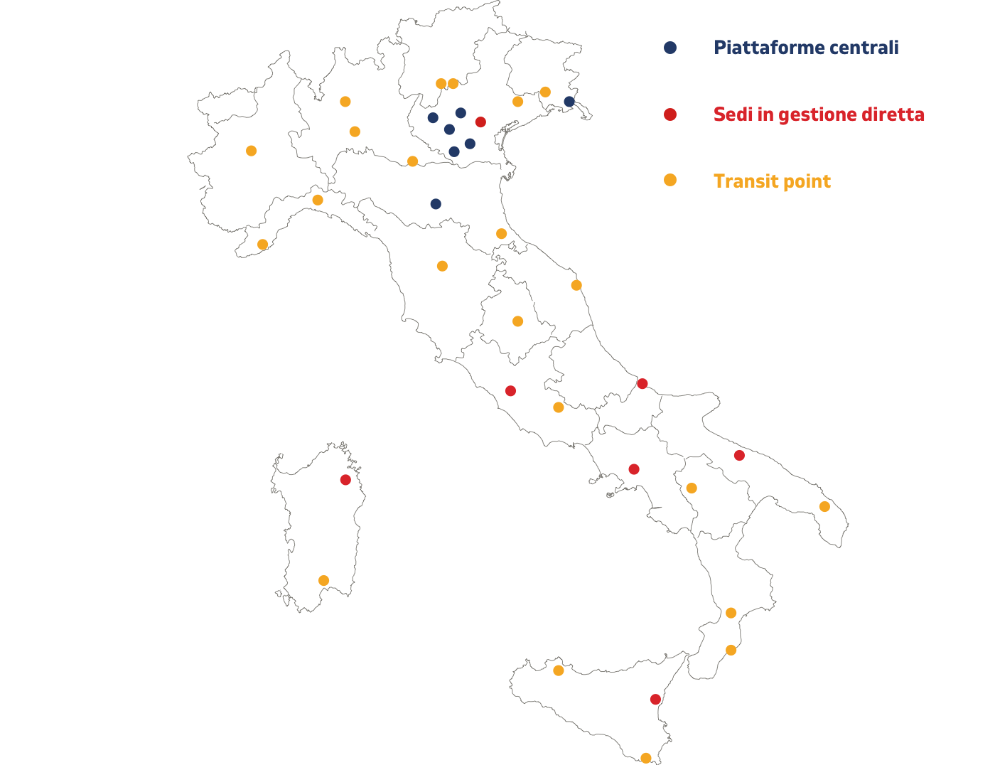 Dove siamo Gruppo Veronesi
