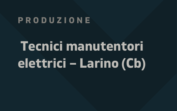 GV_Tecnici manutentori Larino